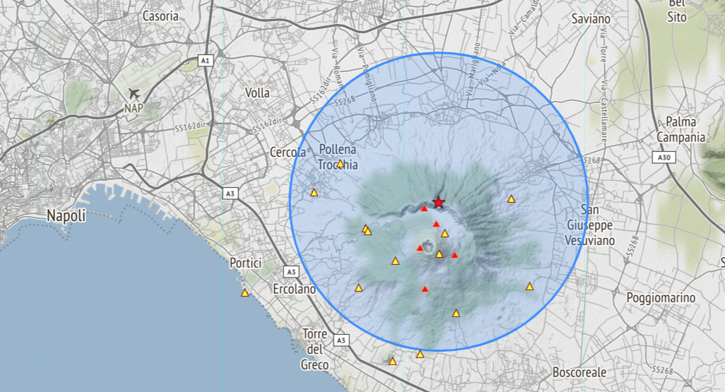 Vesuvio, scossa di terremoto avvertita dalla popolazione nel Napoletano