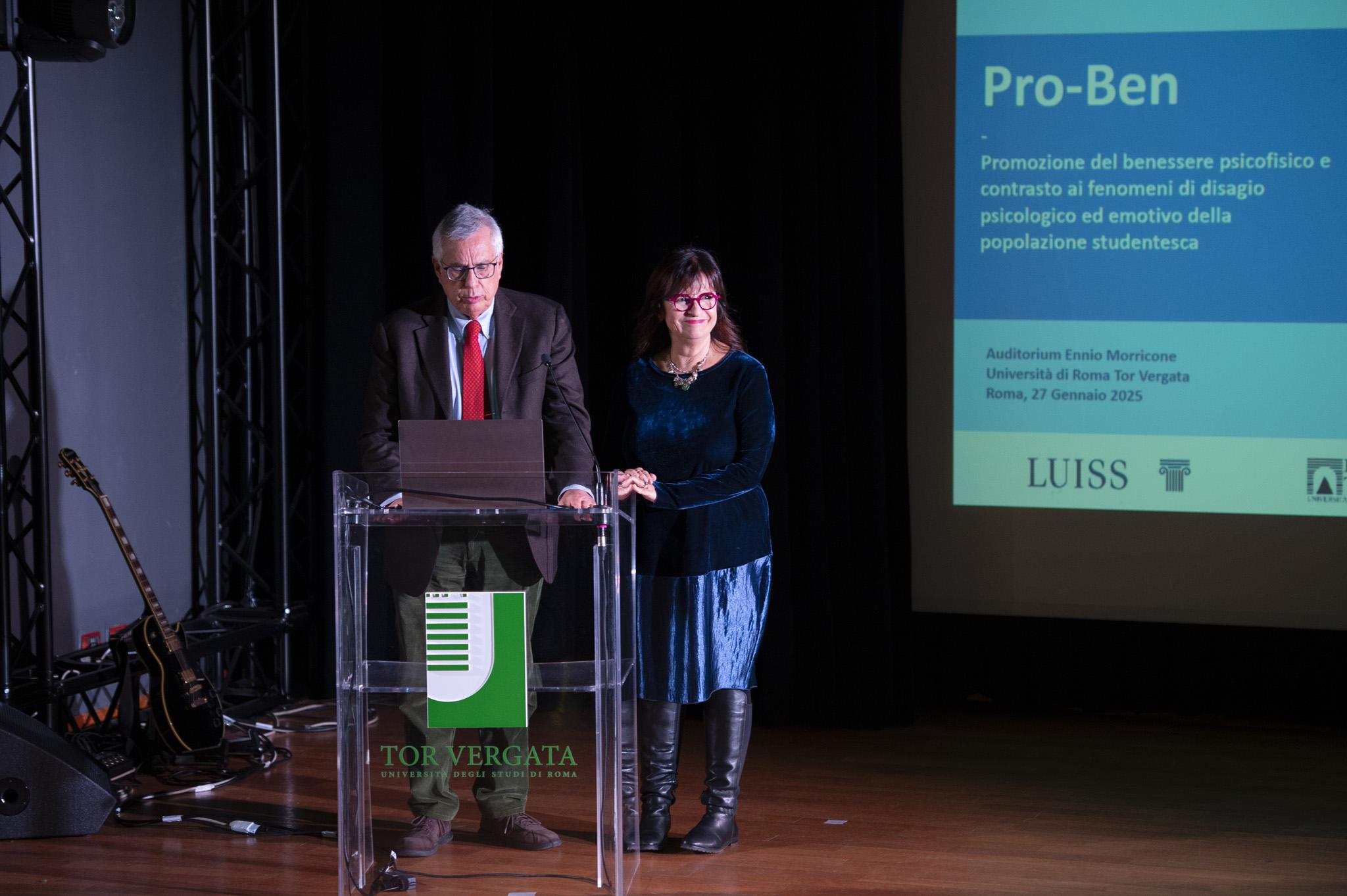 Presentato da Università Tor Vergata progetto Pro-Ben, per aiuto al benessere psicofisico dei giovani