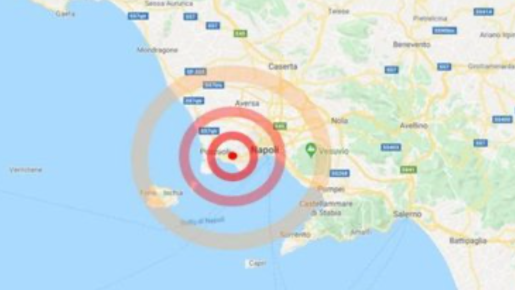 Nuova scossa ai Campi Flegrei di magnitudo 2.3: in corso un nuovo sciame