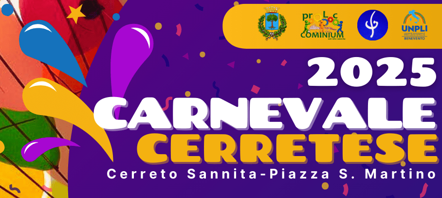 Ufficializzate le date del Carnevale Cerretese 2025: si parte il 23 febbraio – NTR24.TV