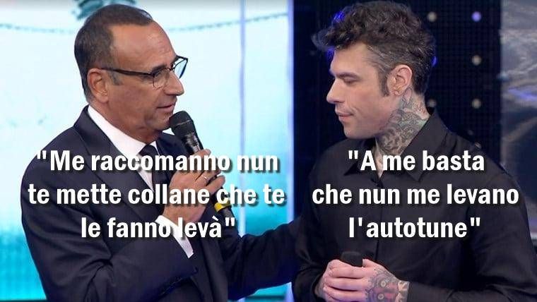 per Fedez niente collane ma autotune