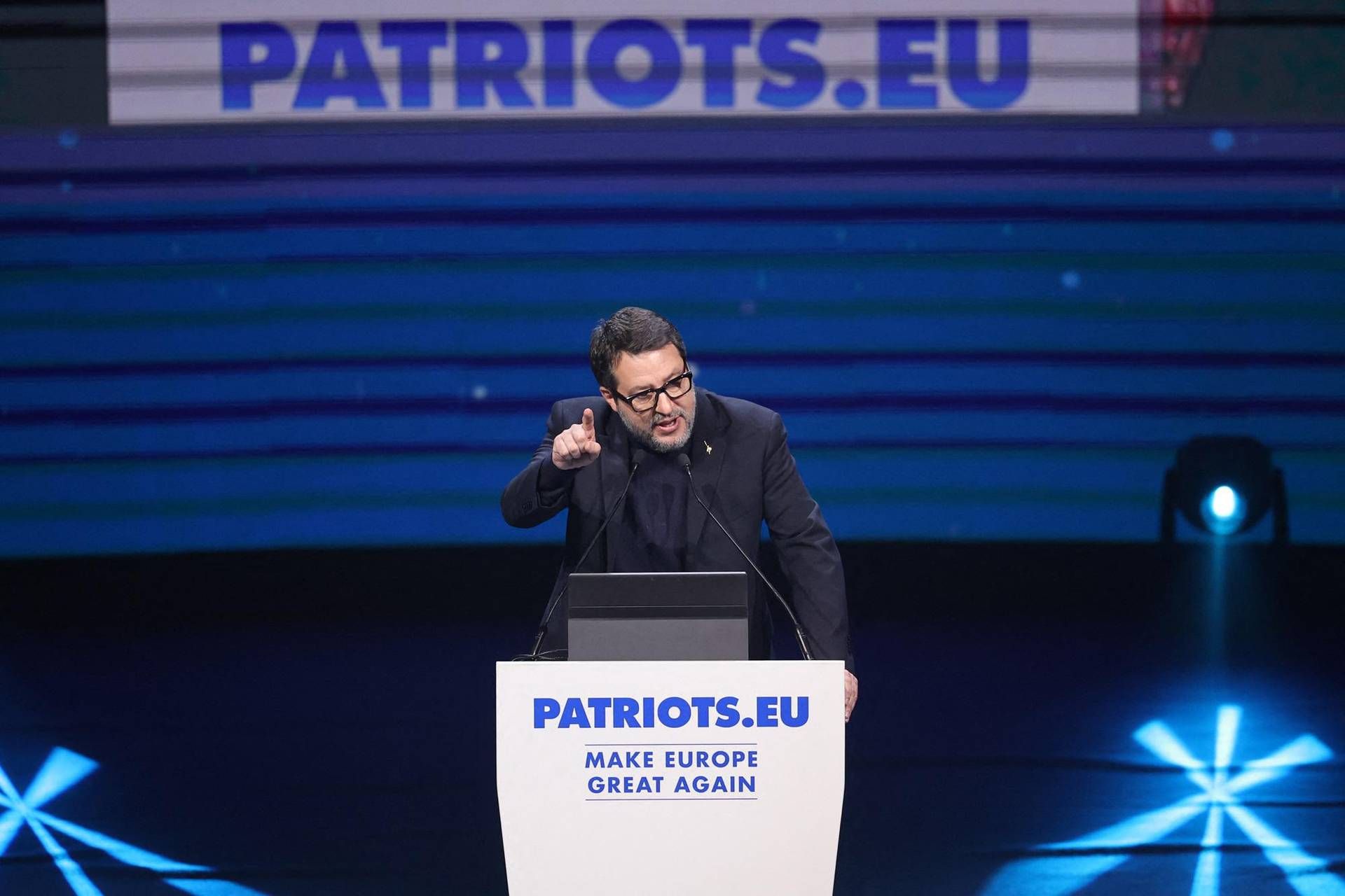 Salvini al vertice dei Patrioti europei, elogio di Trump e attacco a von der Leyen