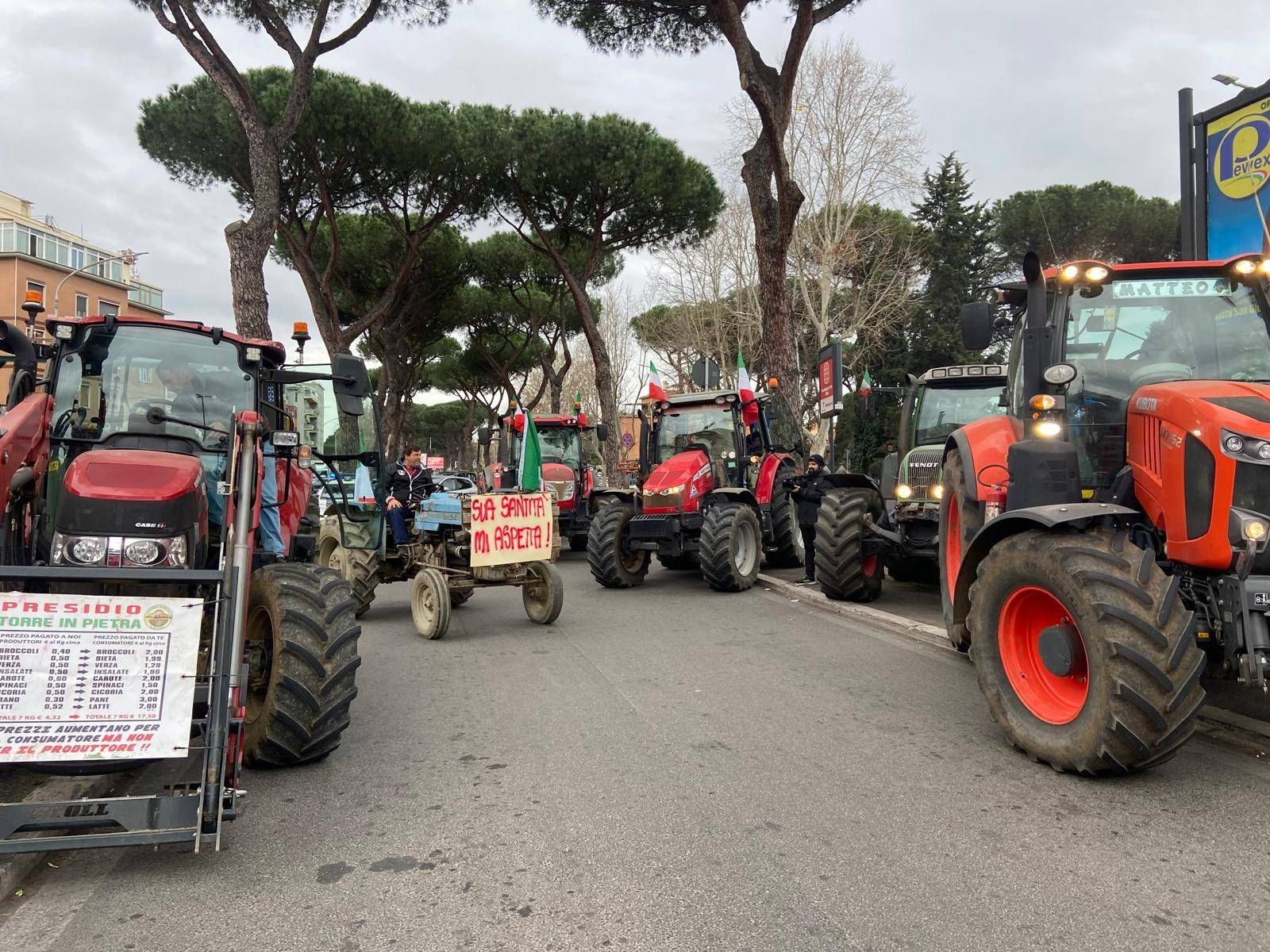 Roma, torna la protesta dei trattori