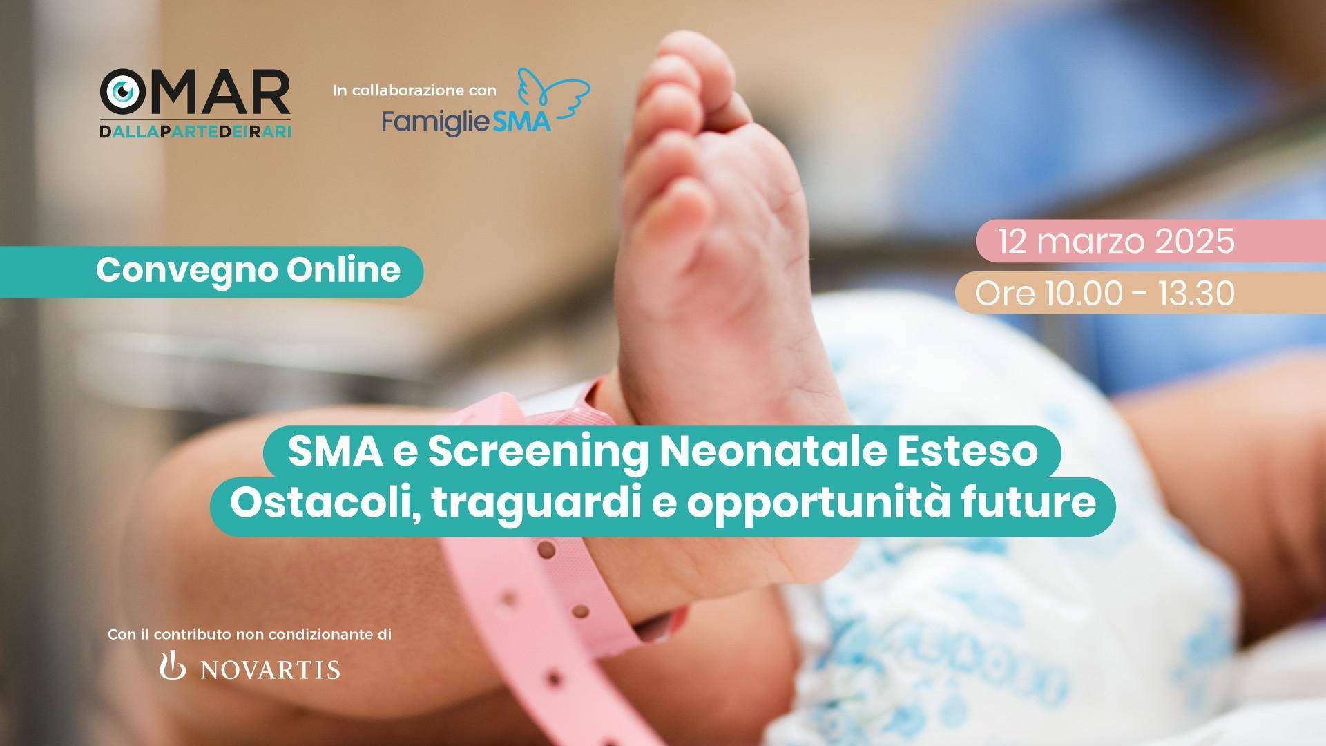 Sma, screening neonatale attivo in 13 Regioni in avvio in 5