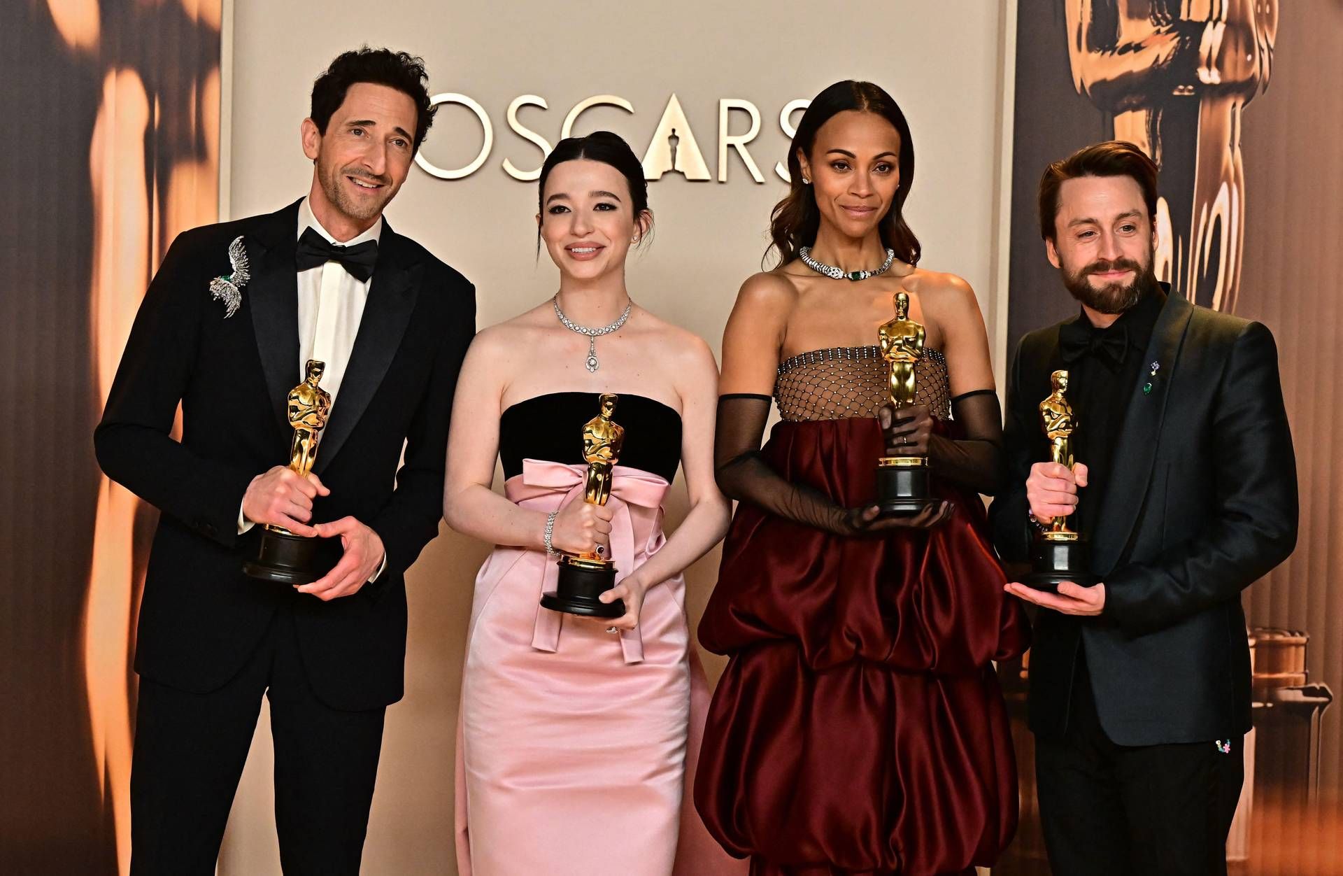 Oscar 2025, Anora miglior film. Vincono Adrien Brody, Zoe Saldana, Kieran Culkin e Mikey Madison