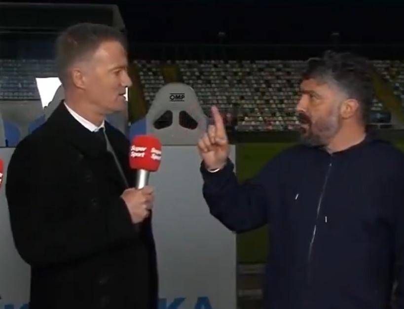 Gattuso e la lite in tv: "Devi portare rispetto" – Video