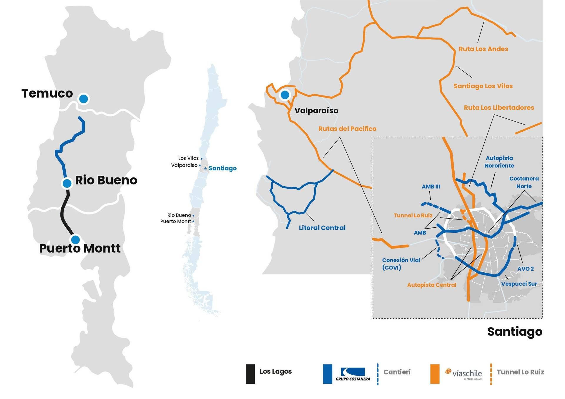 Mundys si aggiudica concessione Ruta 5 Temuco-Rio Bueno in Cile e amplia la presenza